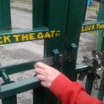 Lock the gate